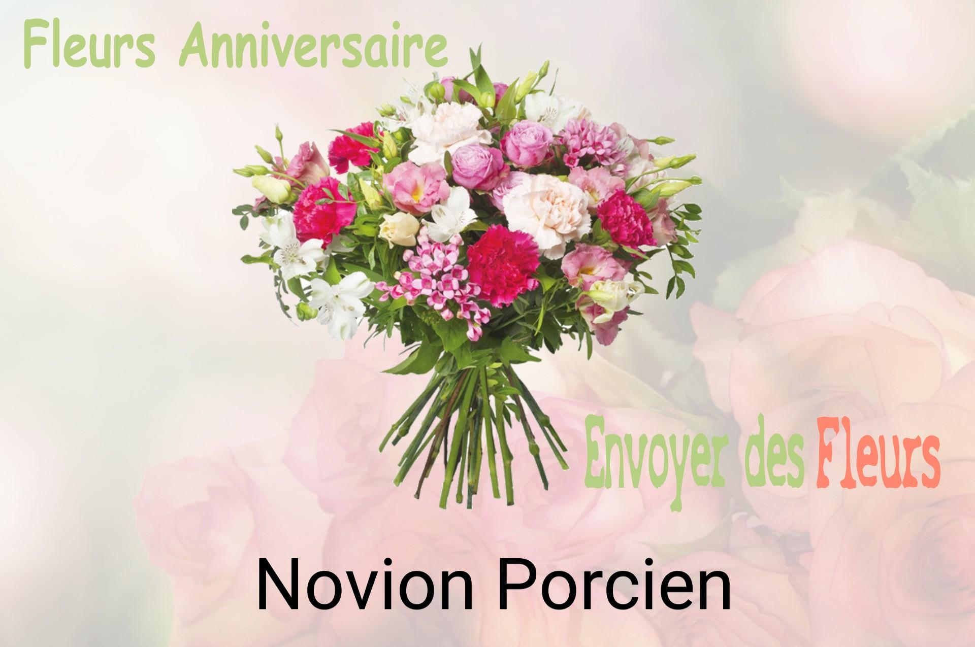 Bouquet de fleurs d’anniversaire livré à Novion-Porcien